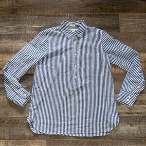 J Crew women’s XS Blue Striped Shirt